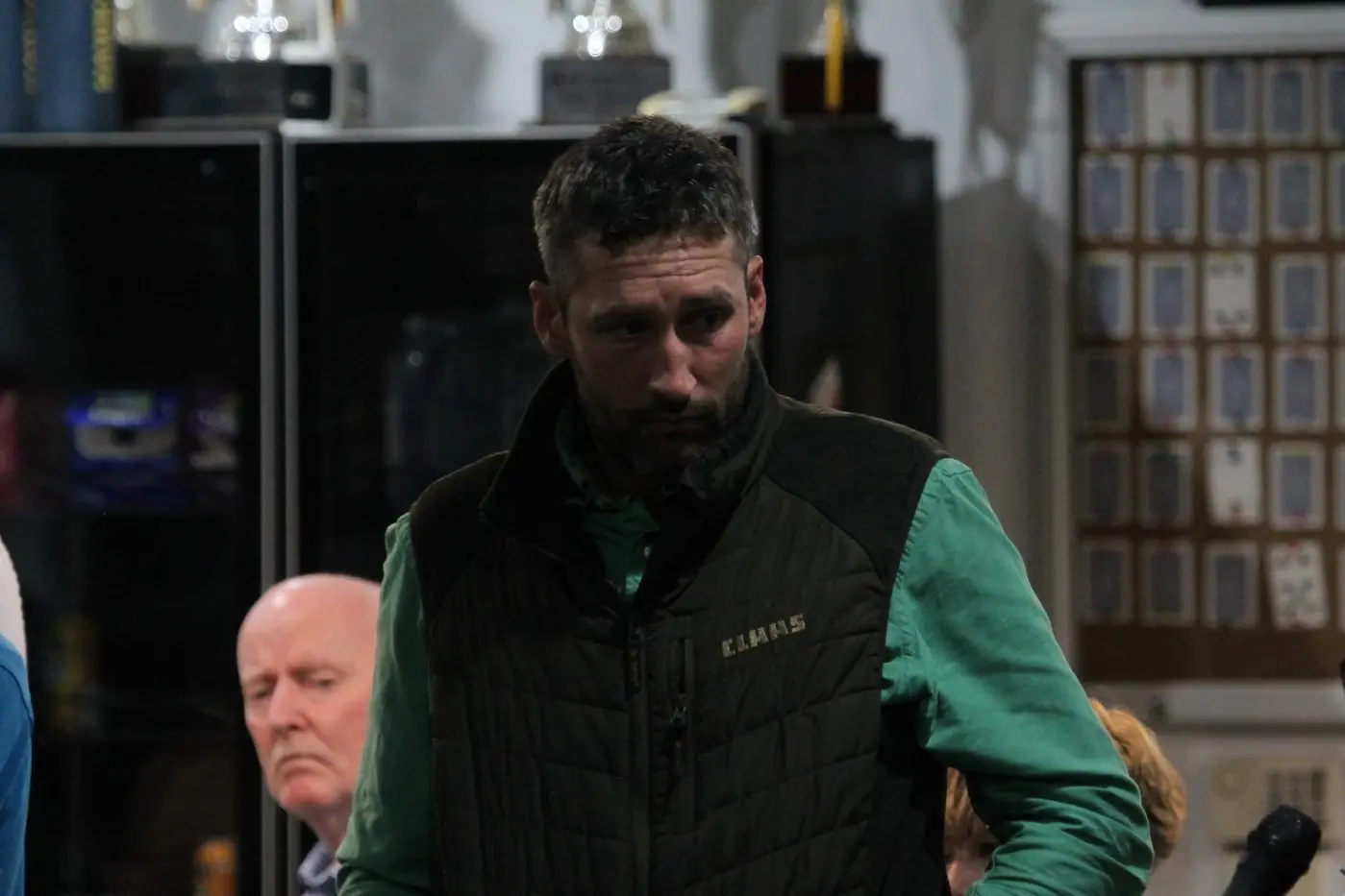 ENERGY: Bobinawarrah resident John Conroy put a spark into the the forum with his question about use of agricultural land for renewable energy facilities.