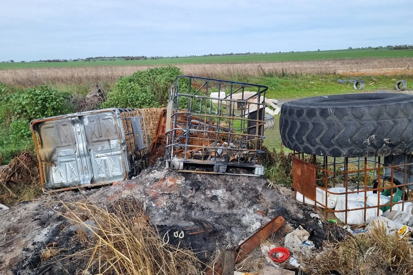 NOT FOR FIRE: Non-vegetation-sourced waste can cause significant pollution if set alight. It also attracts a fine of more than $9000. PHOTO: EPA