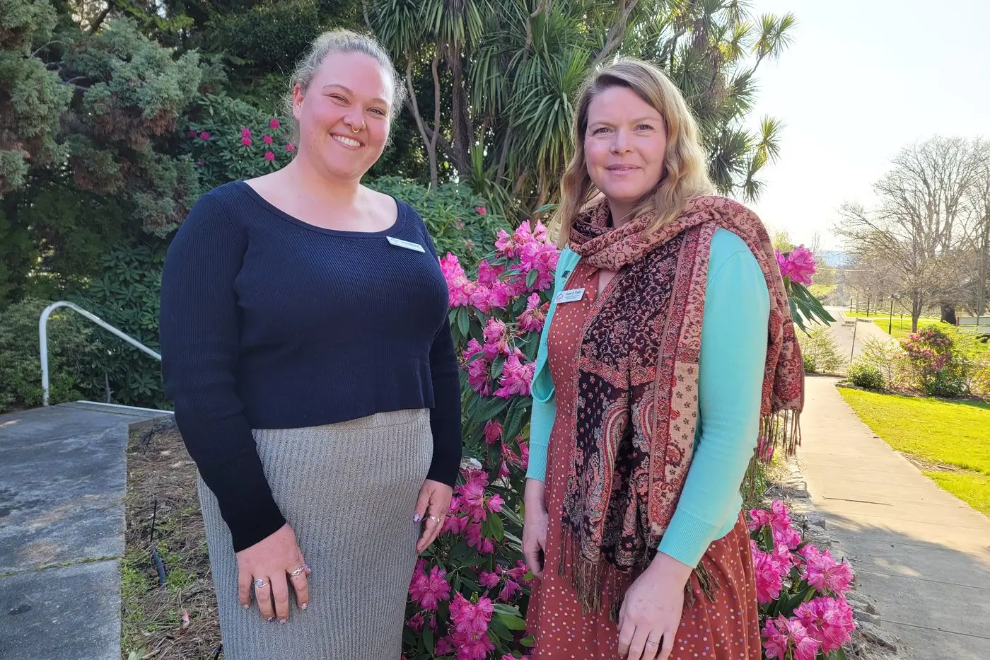 EXCITED: Two of three program leaders Elen Randall (left) and Kate O\\u2019Toole have developed a program to build community resilience with a series of workshops suggested by shire communities. PHOTO: Coral Cooksley