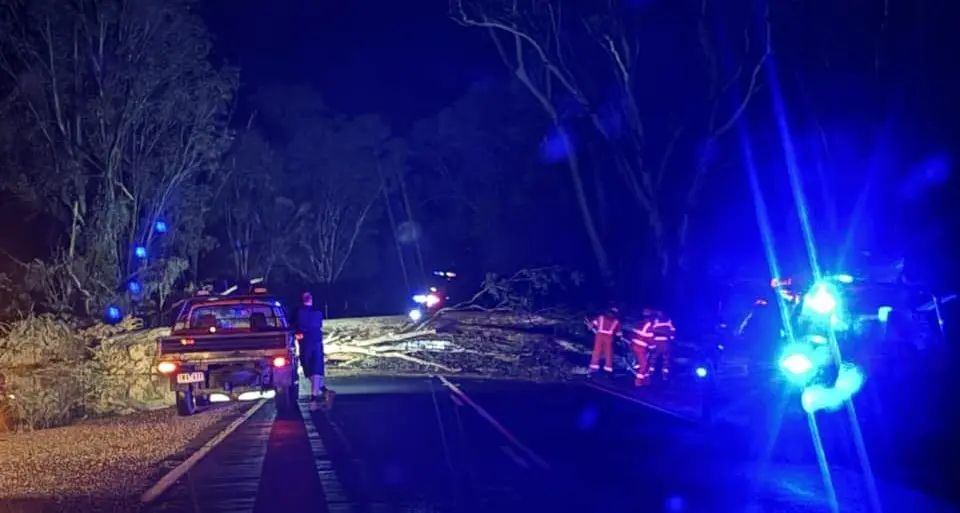 Wild weather lashes the shire