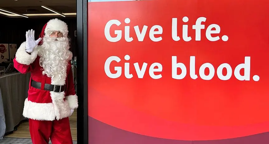 Stop the drop in blood donations this festive season