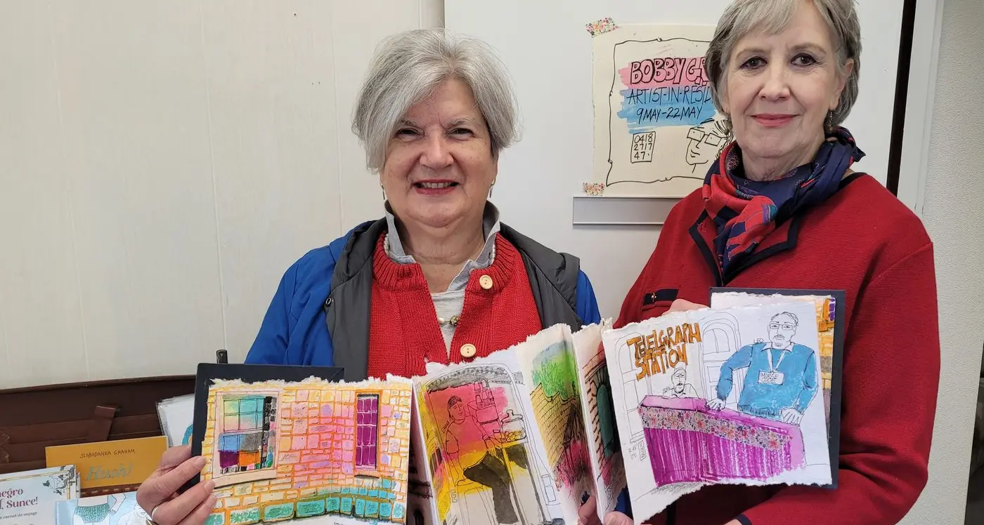 Artist talk at Mayday Hills next Wednesday