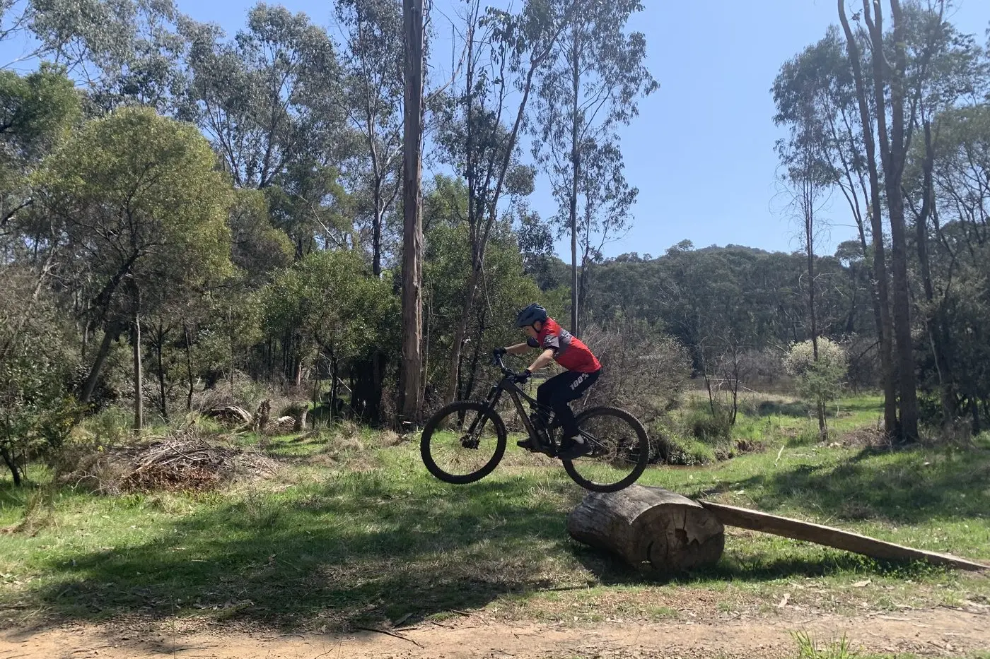 NEW SKILLS: You can try your hand at mountain bike riding at the Check it Out and Give it a Go Sports and Rec Expos. Pictured is Alex McCann.