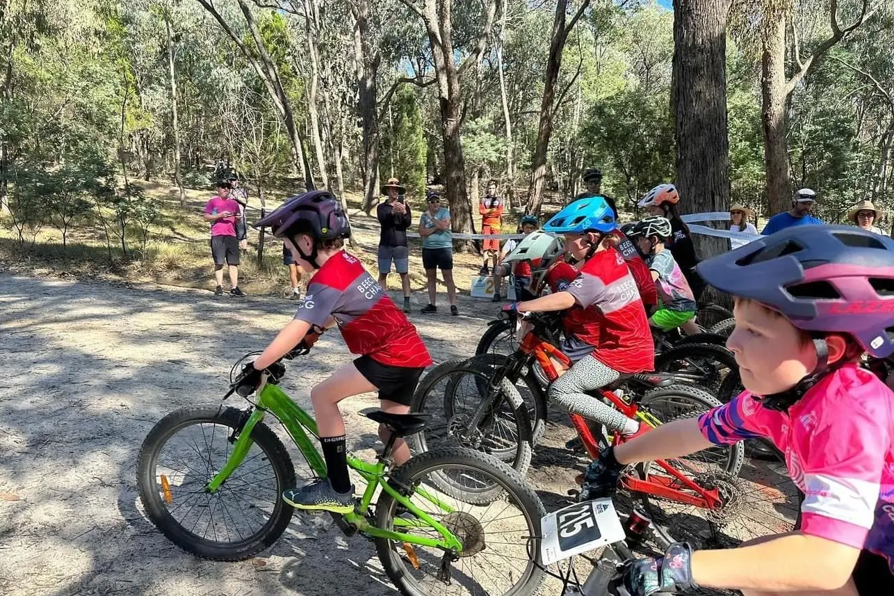 READY TO RACE: the under 9s set off on their race.\\nPHOTO: Sally Huguenin