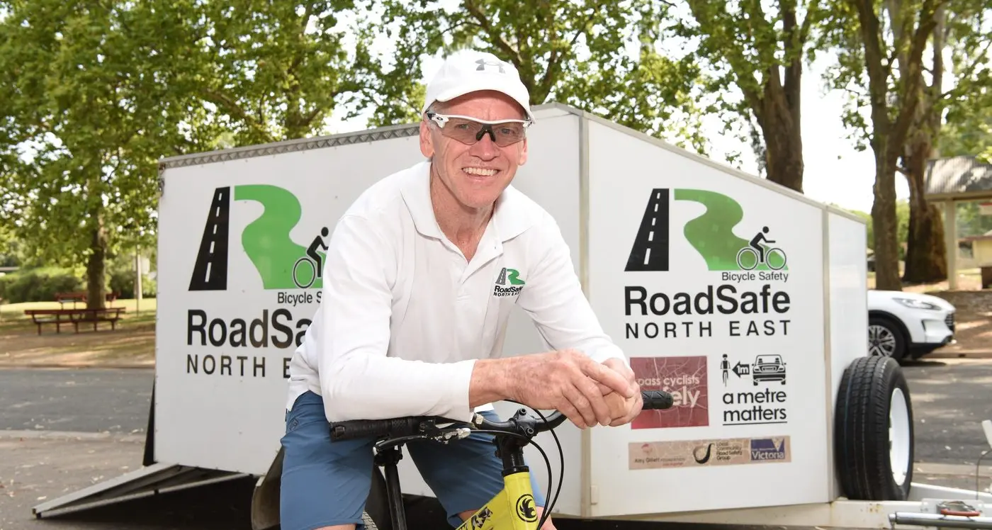 Doing cycle safety together for Lake Hume challenge