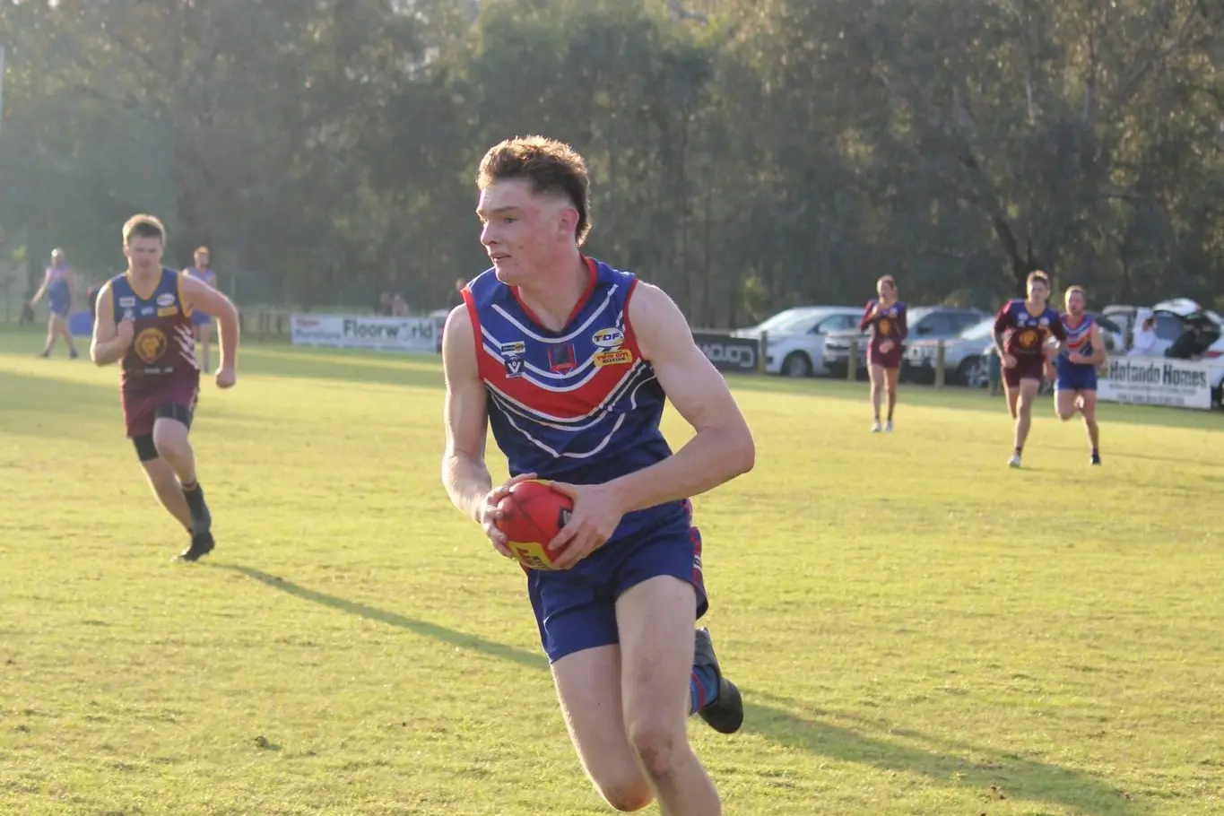 LOOKING AHEAD: Liam Stephens was the pick of the Bushrangers on the weekend against Yackandandah as his team will look to bounce back from the narrow loss after the league-wide bye.