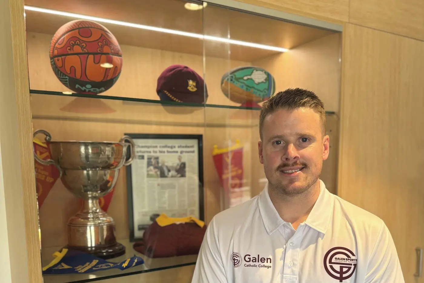 MULTIPLE BENEFITS: Mark Anderson, the Galen Sports Education Pathway (GSEP) coordinator, said the program supports meaningful learning while helping students prepare for the future.