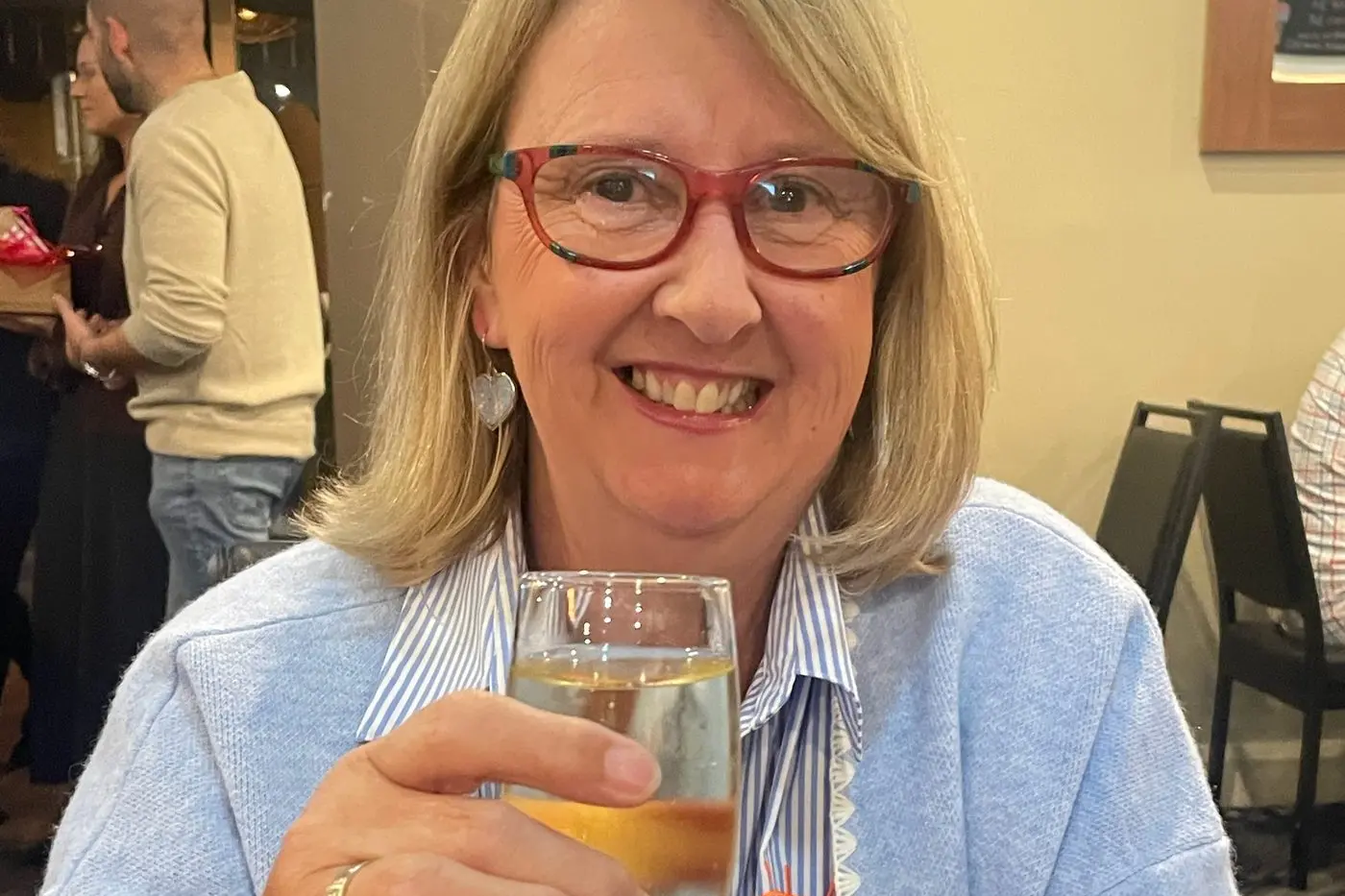 ENJOYING BEECHWORTH: Local resident Vikki Gray looks forward to being busy tasting food and wine around Indigo Shire with her sister.