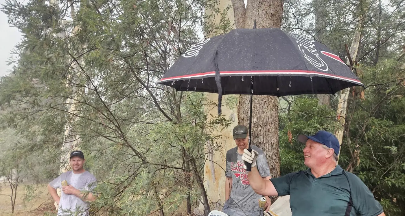 Unexpected downpour lightens up twilight golf