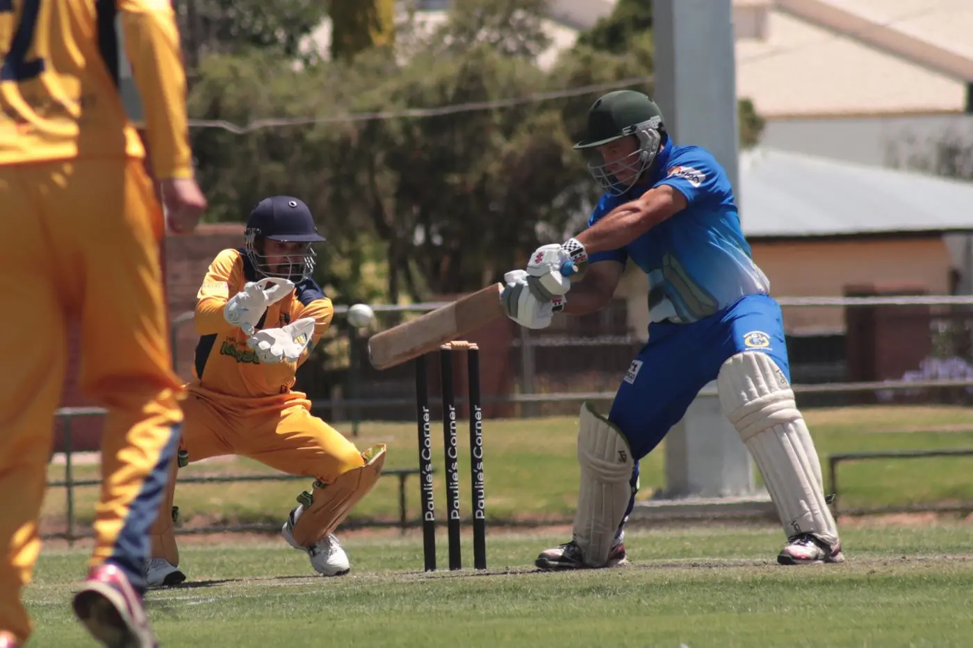 DELICATE: Brenton Surrey plays a cut shot last season. PHOTO: Jeff Zeuschner