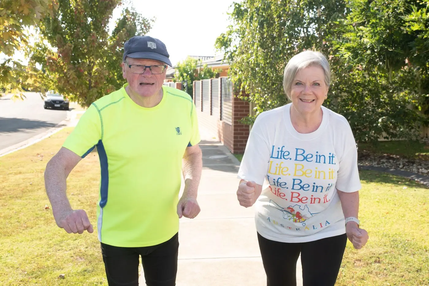 AT THE READY: Wangaratta\\u2018s John and Susan Cuthbert are looking forward to taking part in the Wangaratta Marathon and Fun Run. PHOTO: Kurt Hickling