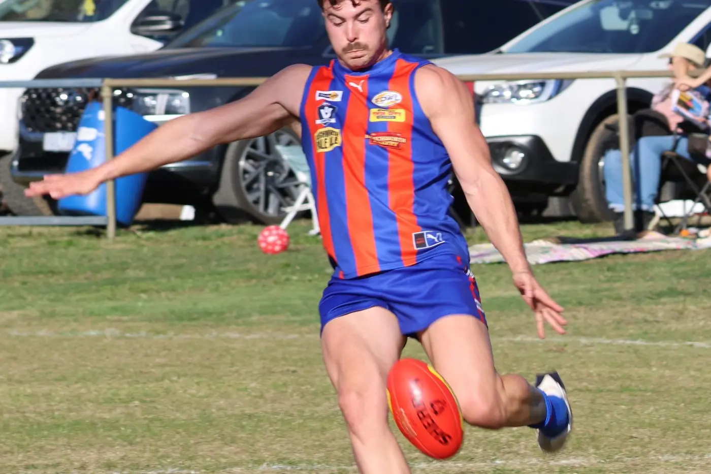 ON THE REBOUND: Tristan Lenaz was among Beechworth\\'s best in a trying day at Kiewa last weekend, as the Bushrangers look to rebound against Dederang-Mount Beauty on Saturday. 
