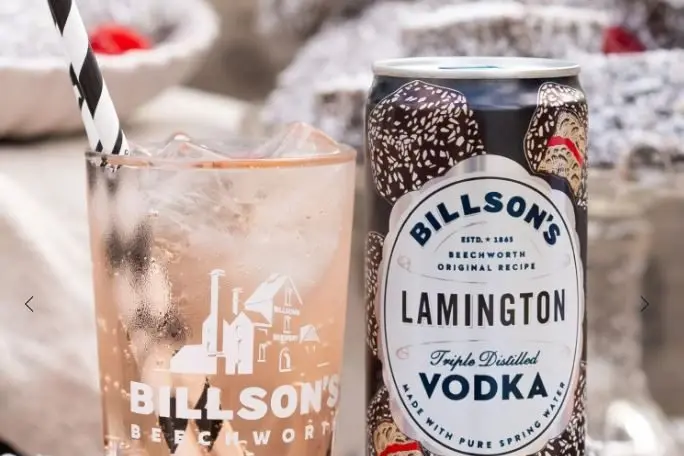 COMPLAINT UPHELD: Cancer Council Victoria says a complaint against the packaging of Billson\\'s Lamington flavoured vodka pre-mix can had been upheld by the Alcohol Beverages Advertising Code. 