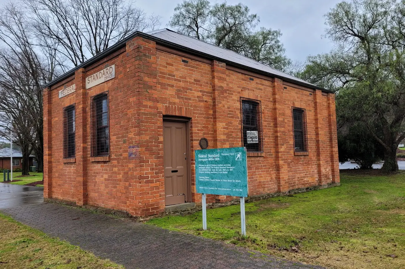 SHUT: The historic Federal Standard Printing Works building has been shut for the past 18 months. PHOTO: Coral Cooksley Id:28470