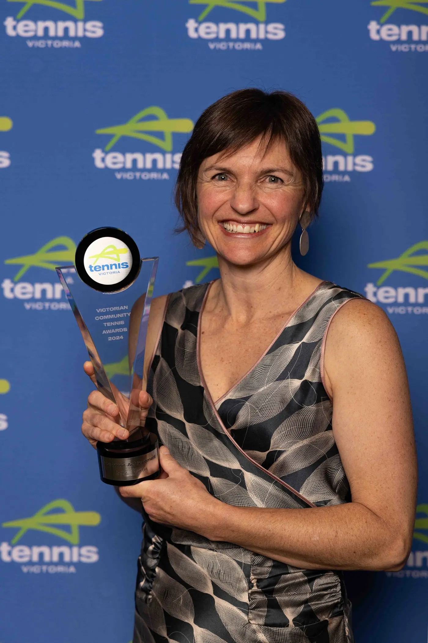 MORE THAN A VOLUNTEER: Louise Thornton of the Yackandandah Tennis Club was awarded with a state volunteer achievement award for her efforts with the club.