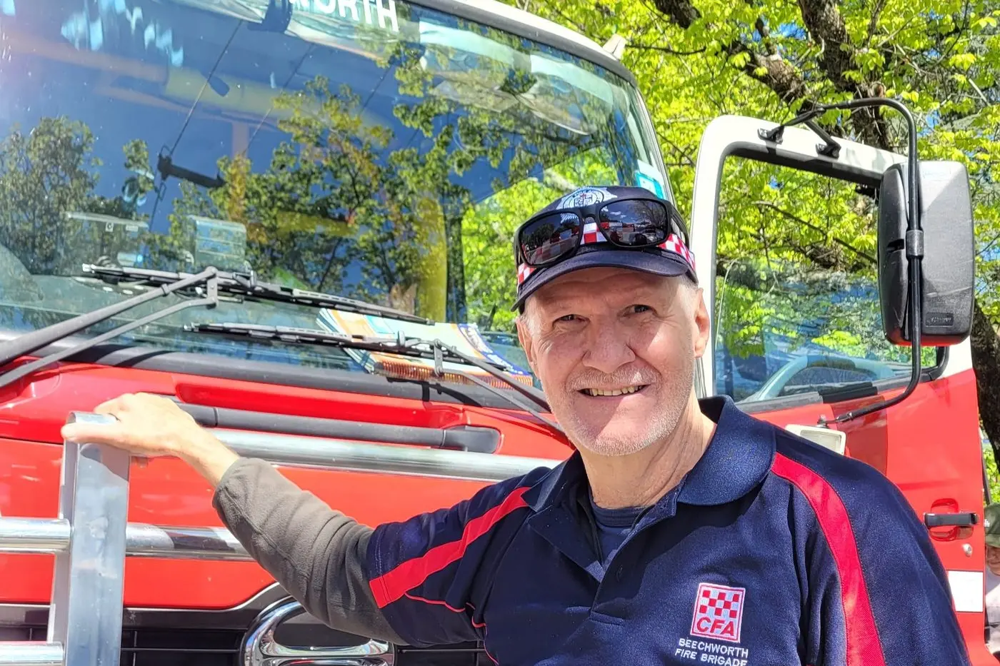 PROTECTING COMMUNITY: Beechworth\\u2019s Neil (Foss) Tyson has qualified as a volunteer general firefighter with a CFA after one year of intensive training.