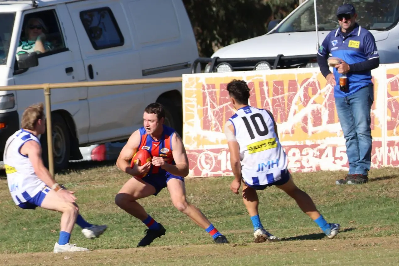 ONE STEP AWAY: Hamish Malsem and the Bushrangers\\' senior footballers will be playing to book their spot in finals in the last round of the season.