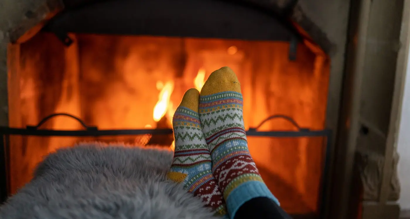 Nice warm toes? Remember where the smoke goes