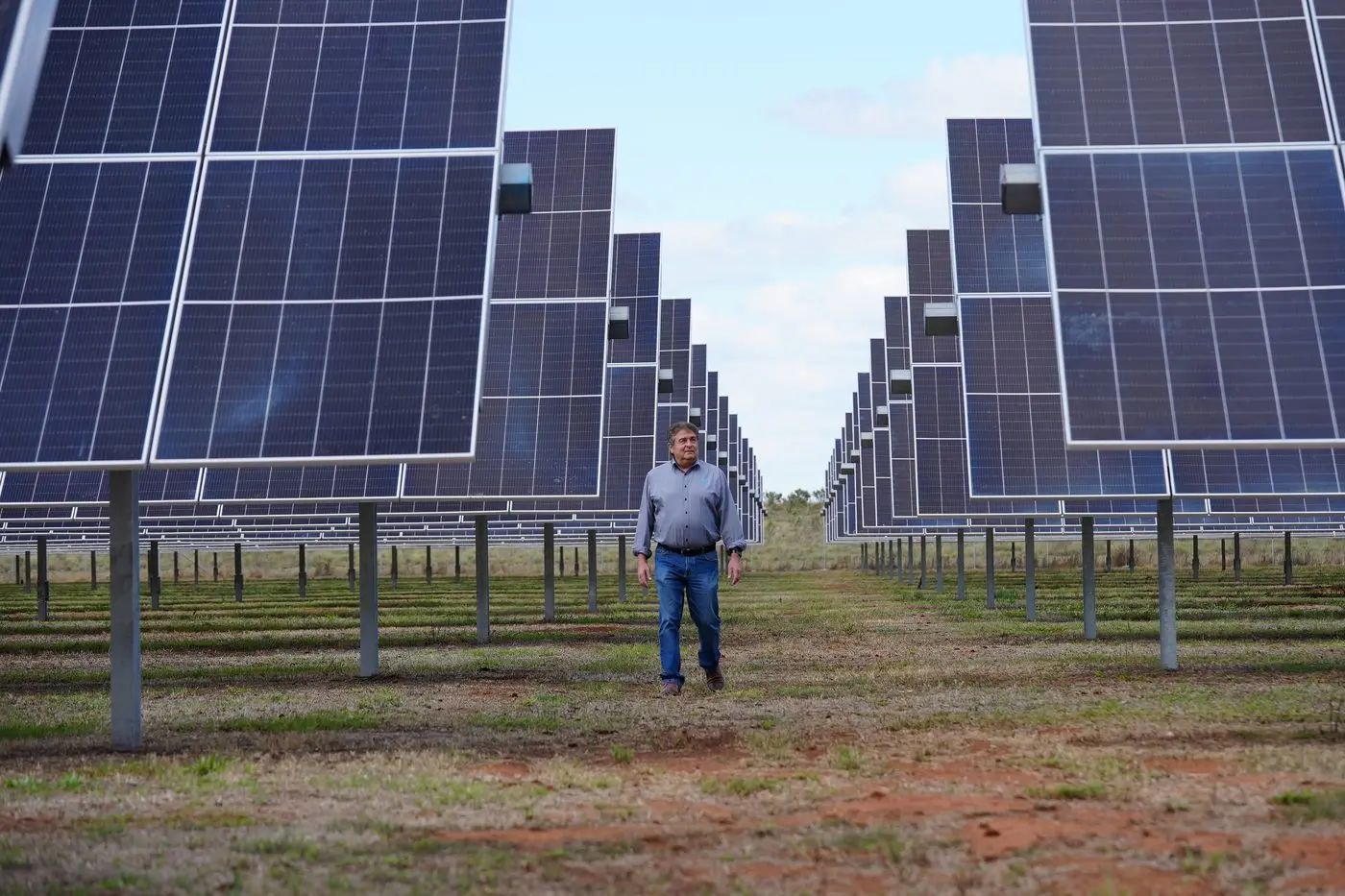 SOLAR CHARGED: Managing director of Casella Family Brands, John Casella, said the company\\'s two new solar systems will reduce its footprint and make a direct contribution to the Australian wine industry\\u2019s GHG emissions reduction goals.