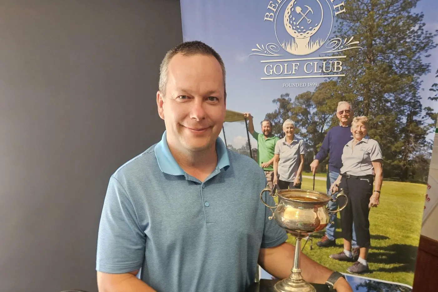 GRAND CHAMPION: Vaughan Sanders was crowned as Beechworth Golf Club\\'s Men\\'s champion last Sunday as the overall winner of the three-round championship.