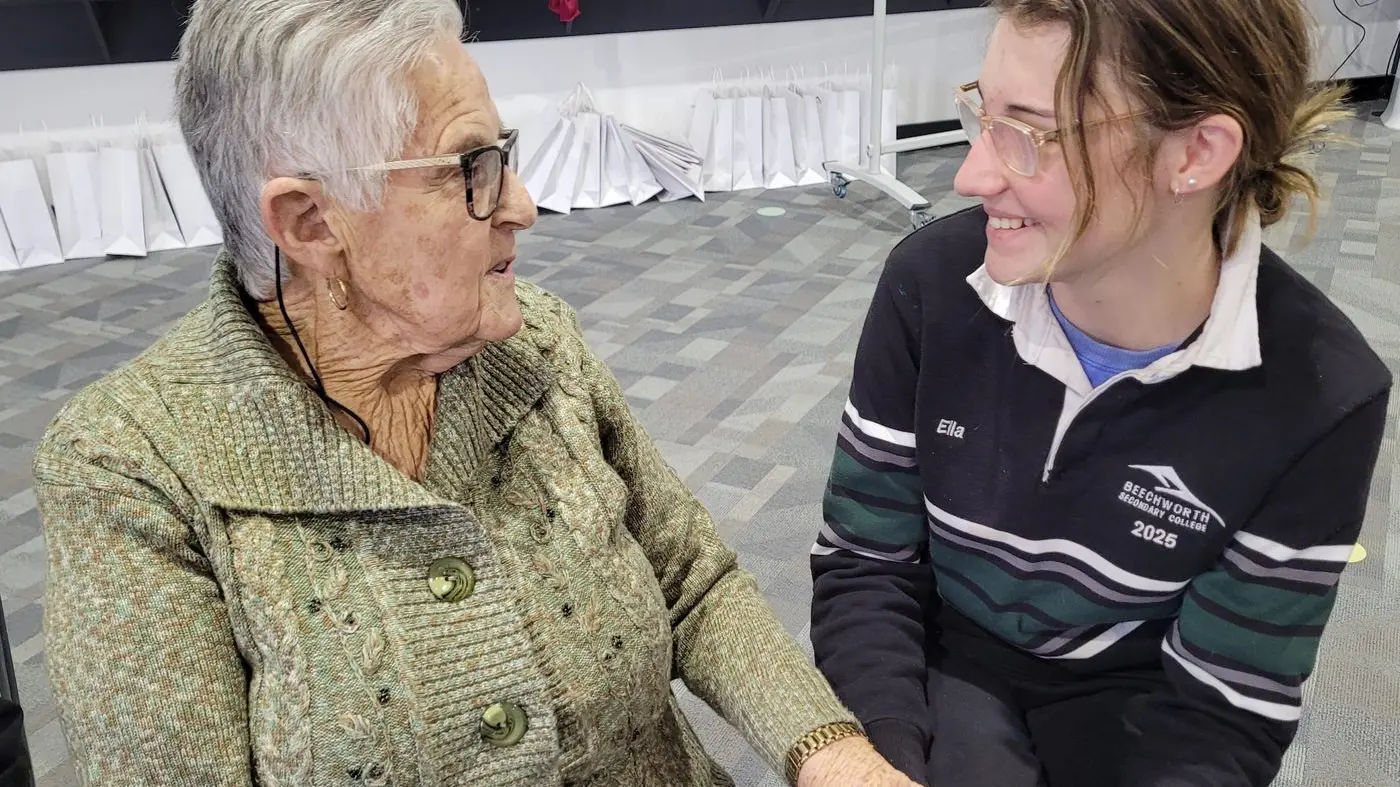 Weekly program connecting generations