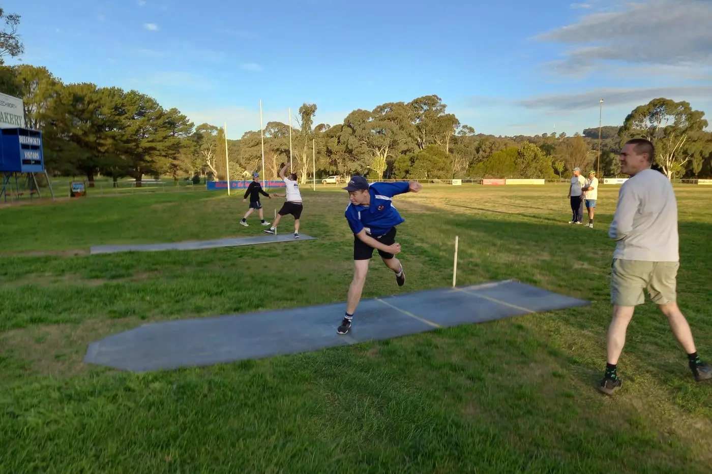 ROLL THE ARM OVER: The Beechworth Wanderers are training hard for the associations hopeful start to the season. PHOTO: Beechworth Wanderers CC 