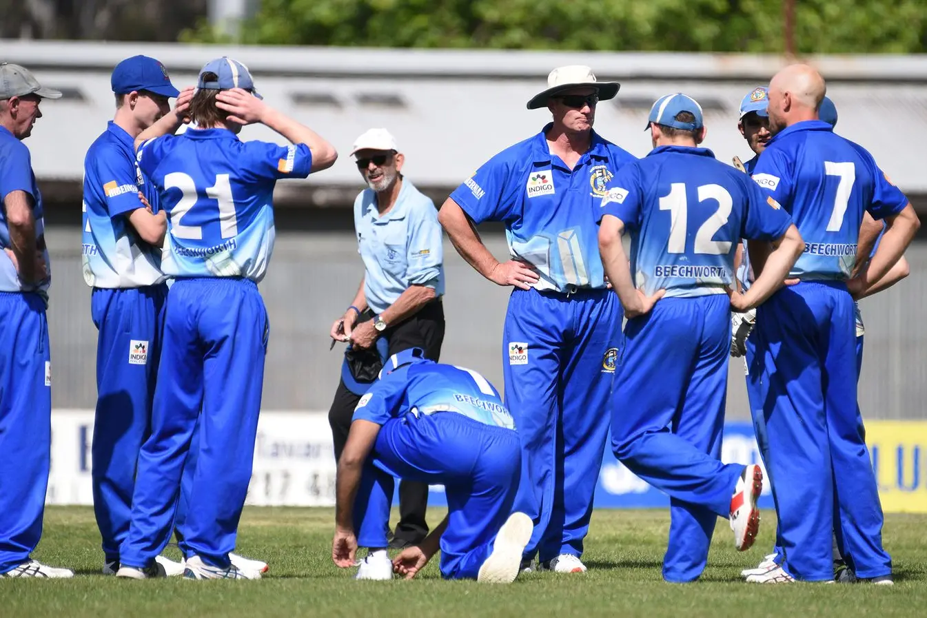UP FOR THE FIGHT: Beechworth Wanderers (pictured earlier this year) have had thier share of nailbiters this season, losing their third game by less than 10 runs in a tight affair away to Yarrawonga\\u2013Mulwala on Saturday. PHOTO: Melissa Beattie Id:34755