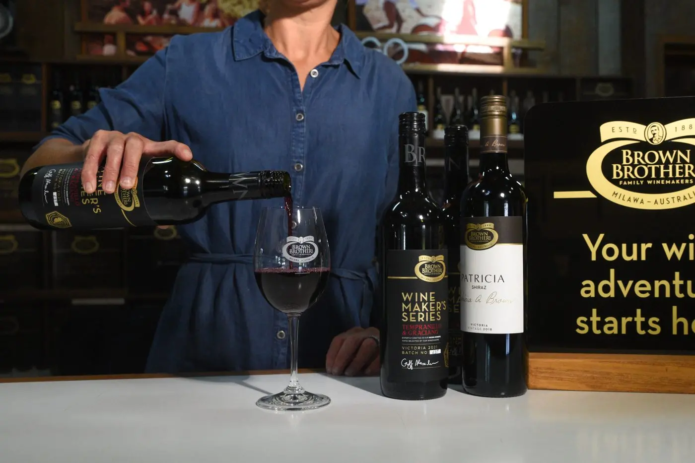 CROSSING THE SHORES: Milawa-based winery Brown Brothers were excited to re-enter the Chinese market after a three-year trade freeze was lifted.