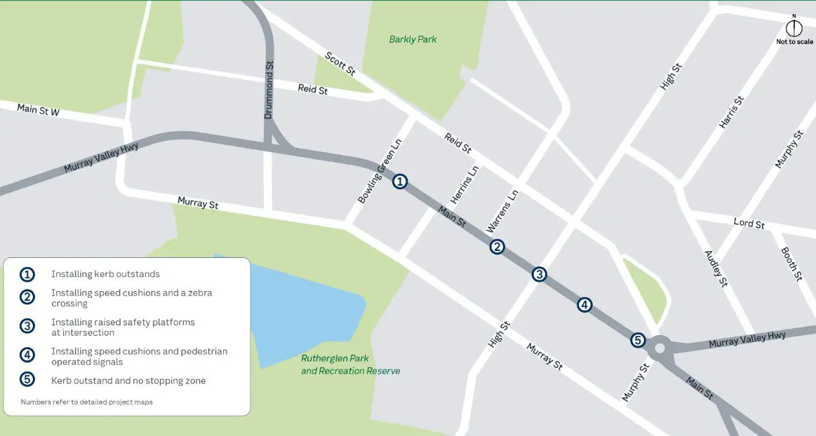 Community feedback prompts Rutherglen Main Street upgrade changes