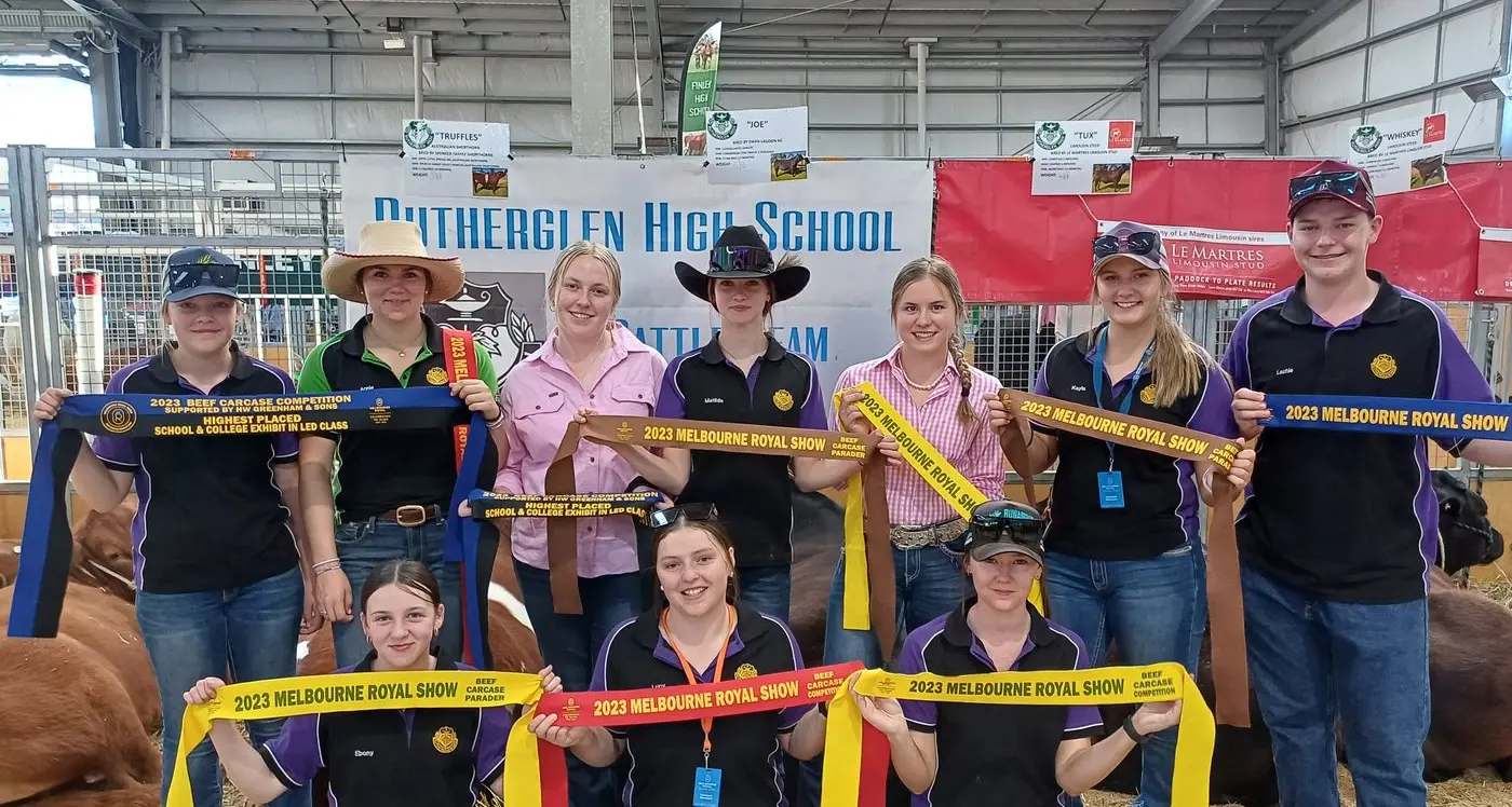 Rutherglen students clinch top award at Royal Melbourne Show