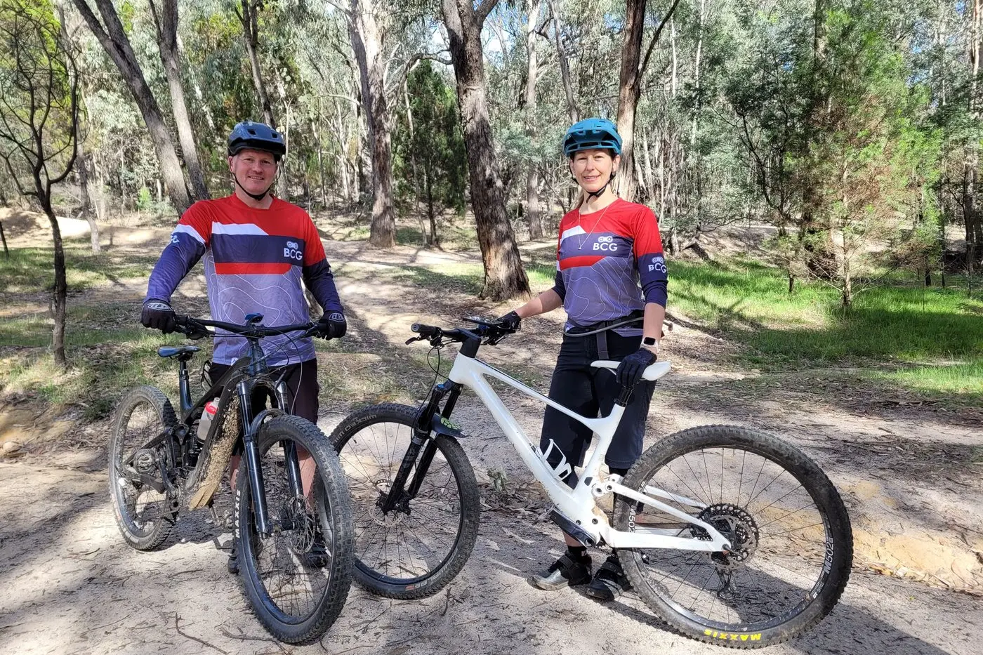 THRILLED: Beechworth Chain Gang president Lynne Frerichs with her husband Michael Hoare are among club members thrilled with the grant outcome. PHOTO: Coral Cooksley