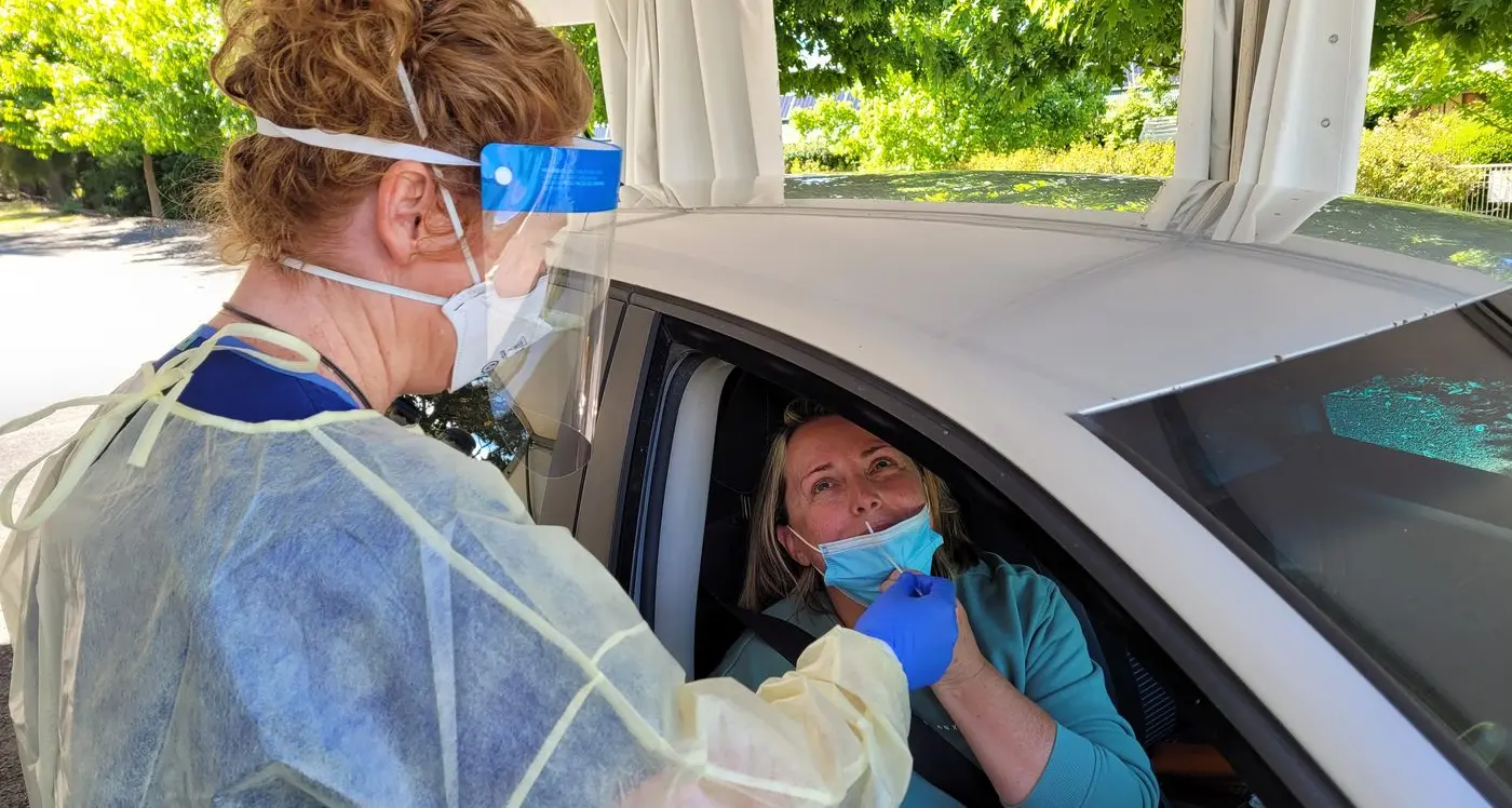 COVID–19 drive through testing clinic opened