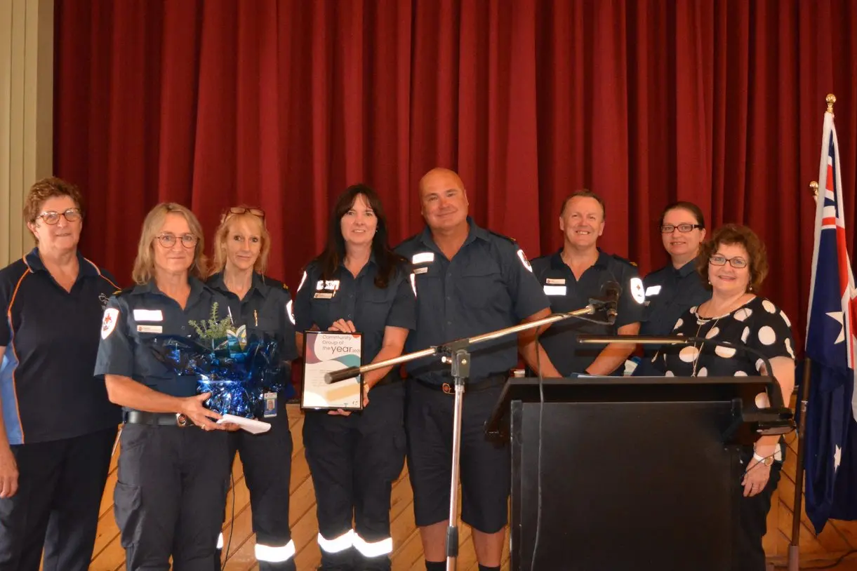 HONOURED: Delighted Ambulance Community Officers (ACOs) shared Indigo Shire\\'s \\'Community Group of the Year Award.\\'