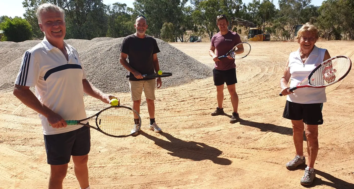 Revamped court aced by local tennis club