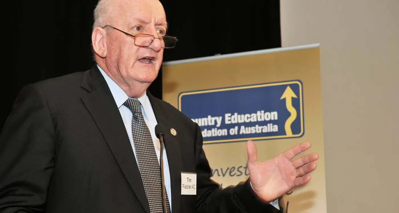 Inaugural $50,000 Tim Fischer Fellowship announced