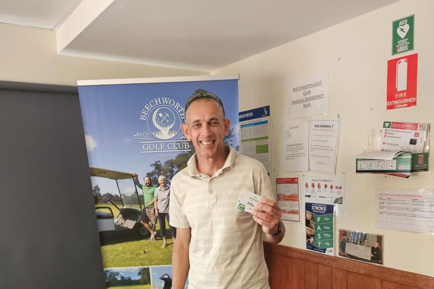 MAN OF THE MONTH: Phil Pelgrim took out the men\\'s May Monthly Medal in Beechworth last weekend.