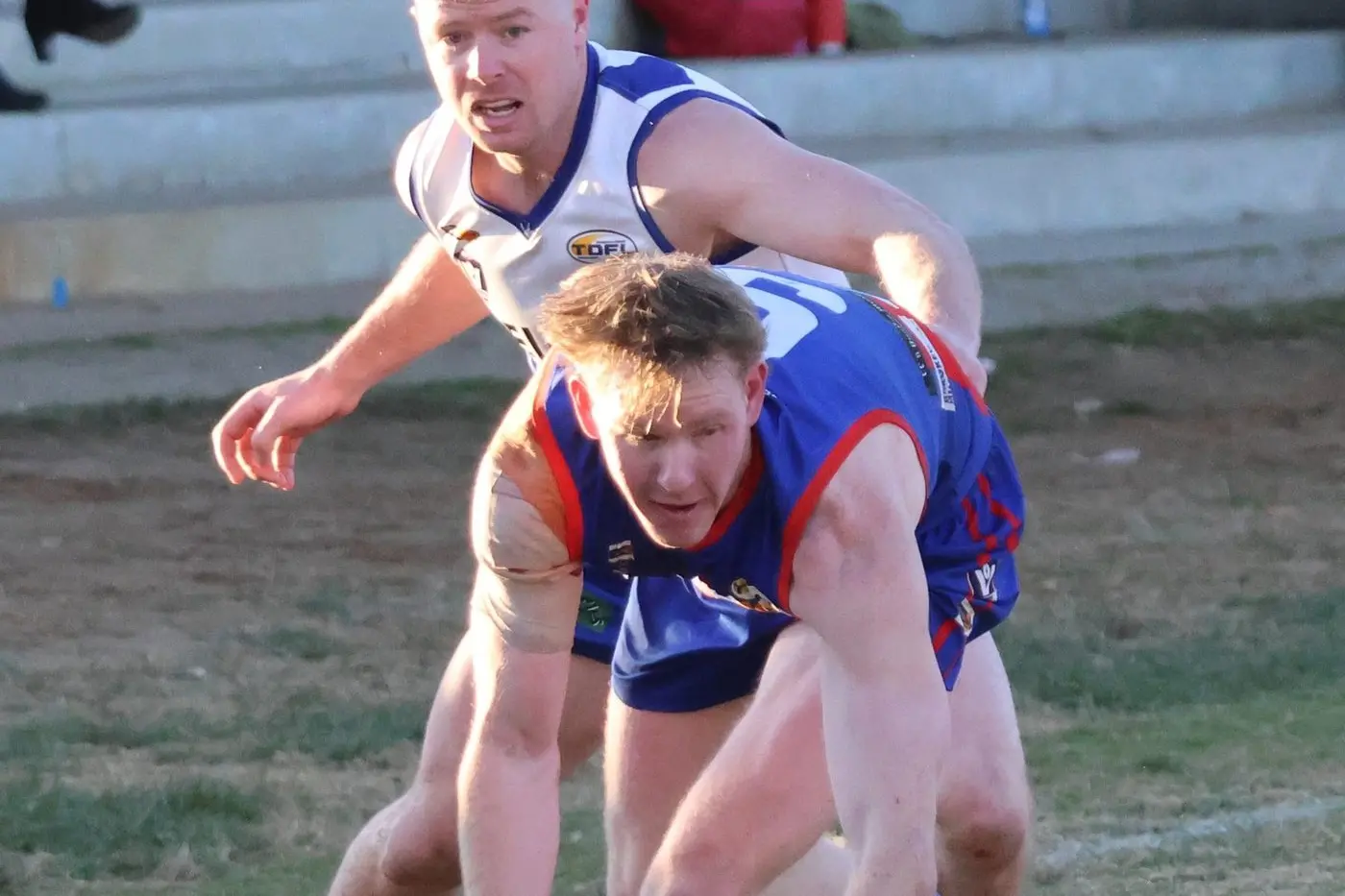 GOALS GALORE: Connor Stone has been in amongst the goals in the past fortnight for Beechworth after kicking seven against Rutherglen last weekend.
