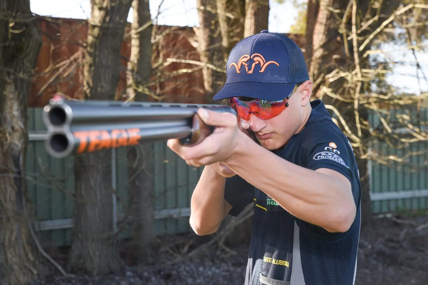 EYES AHEAD; Nate Palubiski will be representing Victoria next weekend at the Sporting Clay Australia nationals in Gunnedah, where he was winner of the sub-junior cateory last year. PHOTOS: Kurt Hickling