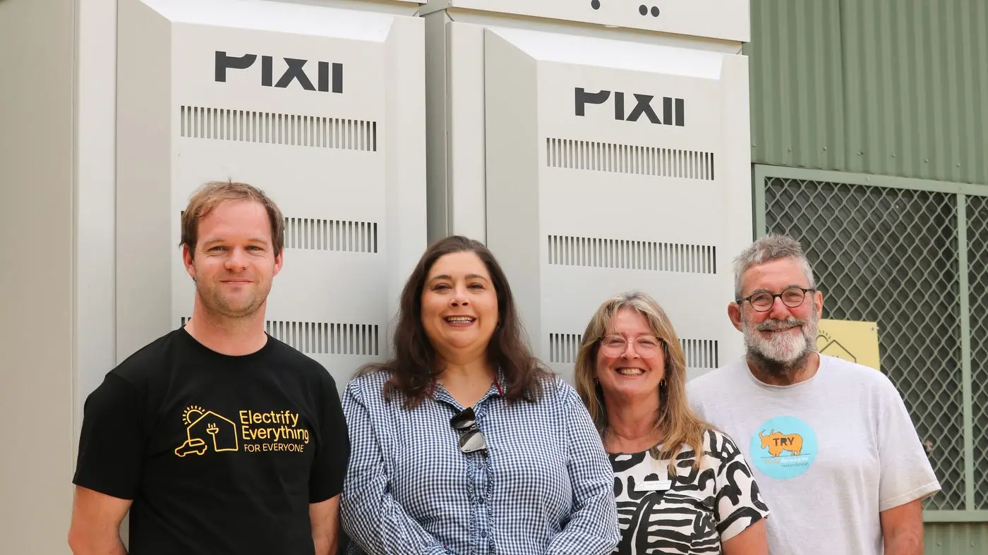Second community battery charged up in Yack