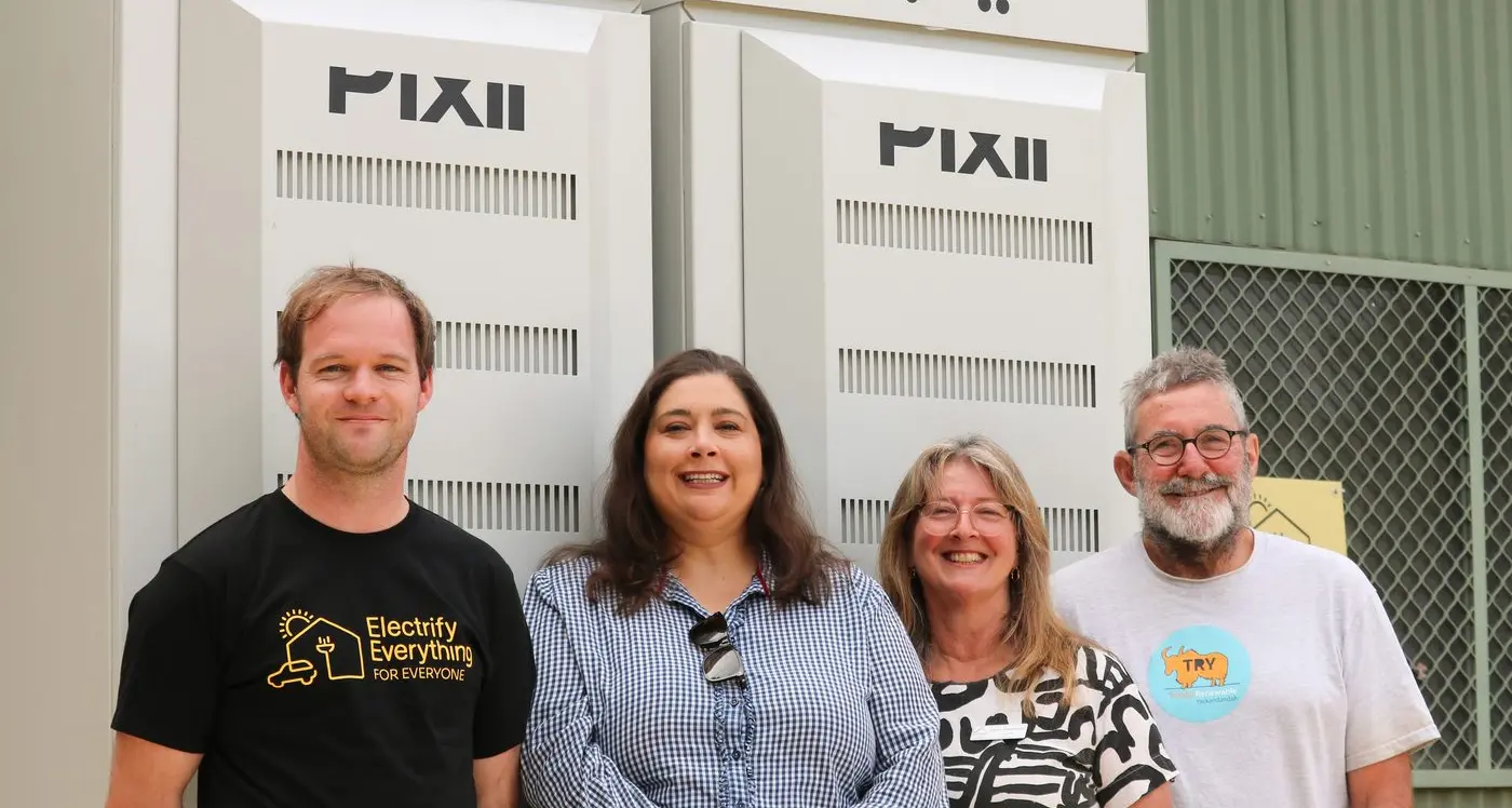 Second community battery charged up in Yack