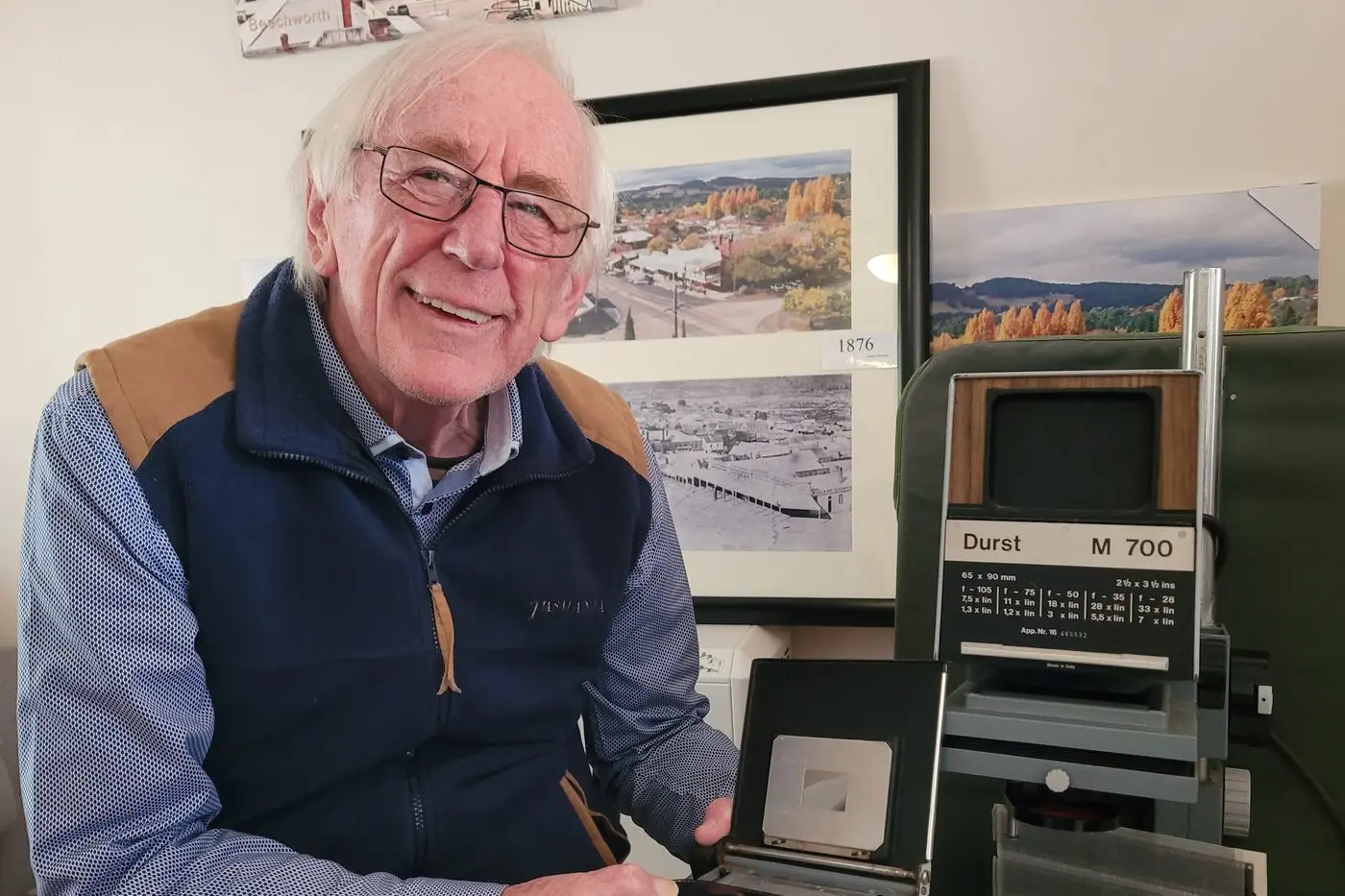CREATIVE: Beechworth\\u2019s Gary Coombe with an early interest in photography led him being a professional photographer as well as researching historic and pioneering photographers too. PHOTO: Coral Cooksley