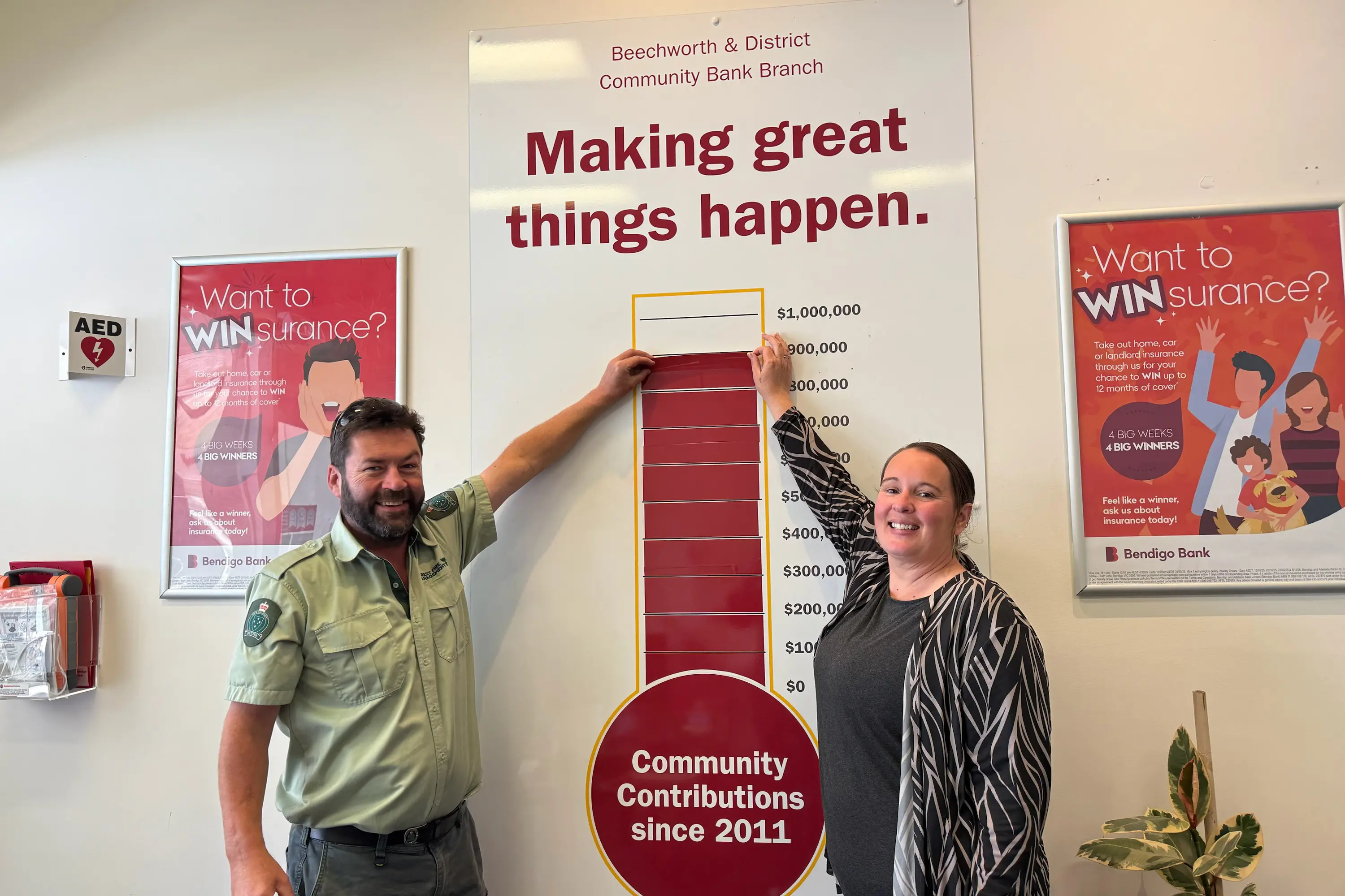 Local bank nears $1m community investment milestone