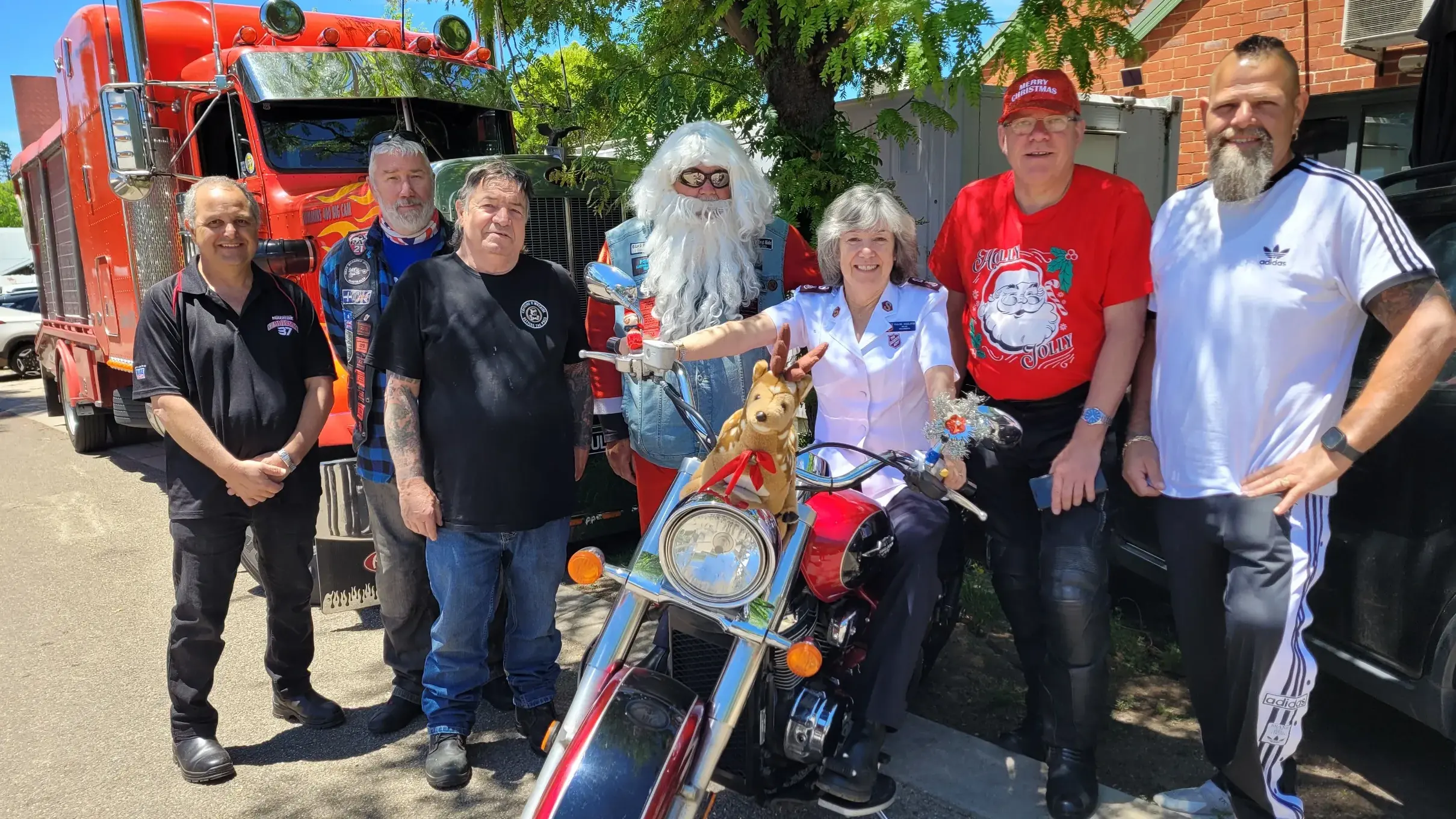 Salvos lighting up children’s faces for Christmas