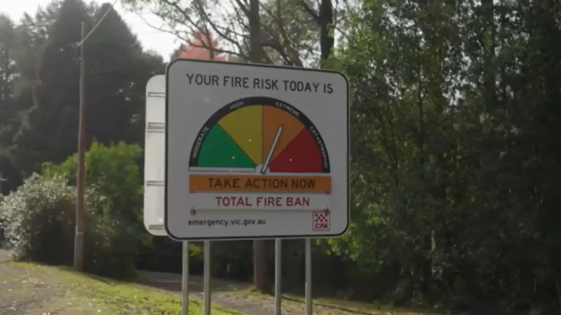 Total Fire Ban for North East on Thursday