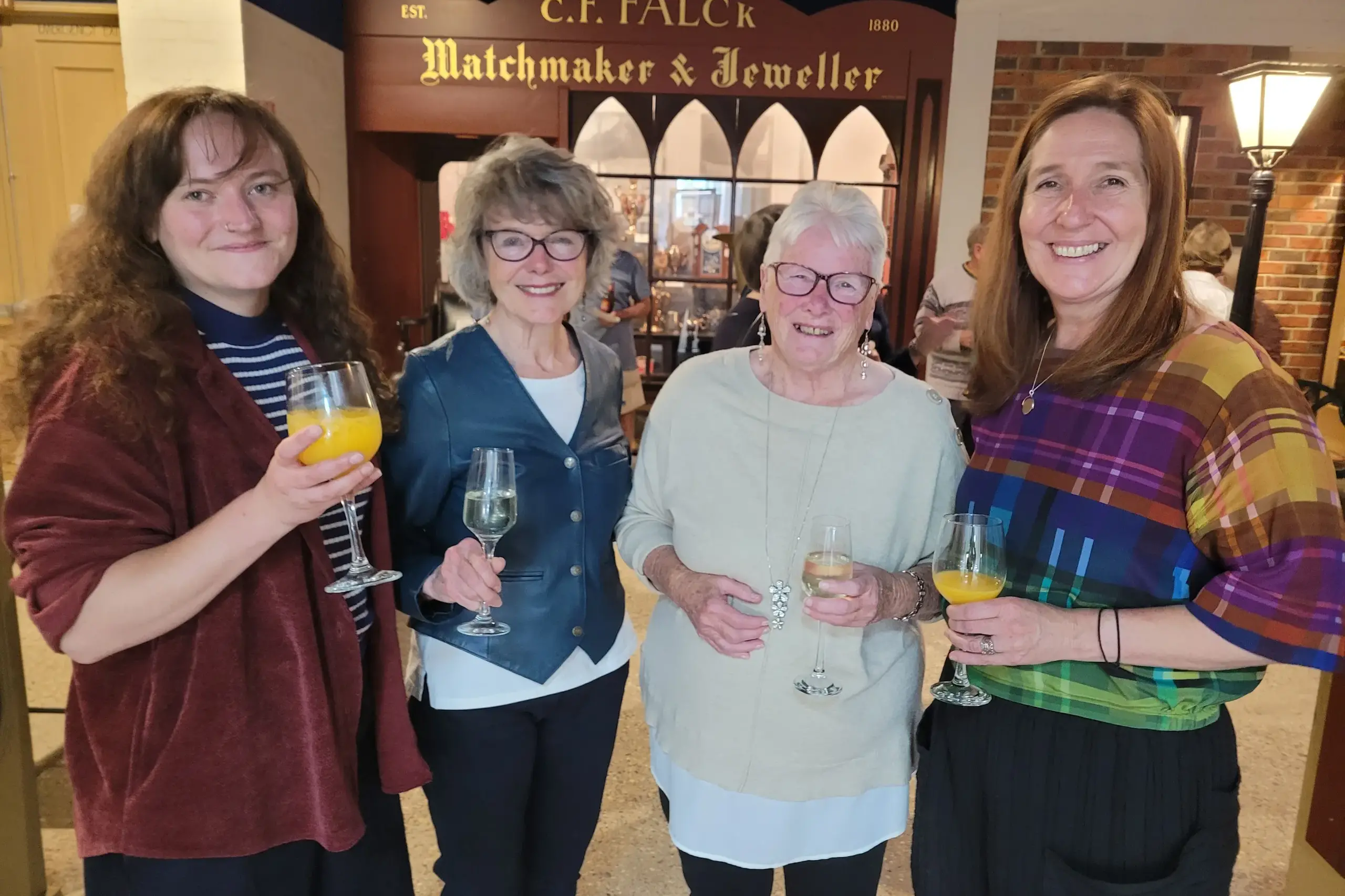 <p>CELEBRATED: Burke Museum\\'s collection manager Molly Culbertson (left), Friends of the Burke Museum president Dr Kate Sutherland, historic precinct volunteer Lillian Hollands, and Historic Precinct and Visitor Experience manager Jennifer Allan at the thank you to volunteers celebration. PHOTO: Coral Cooksley</p>\\n