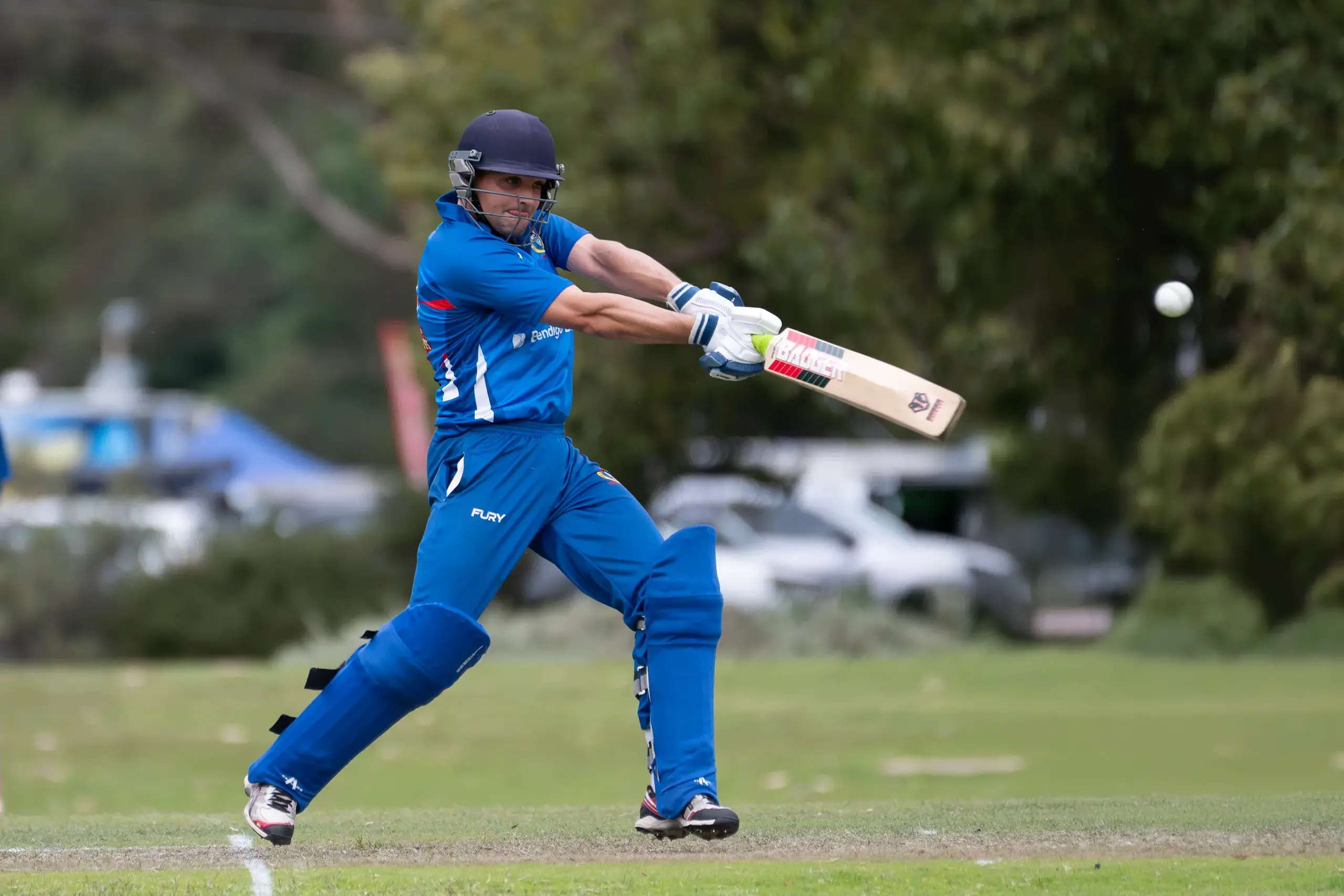 <p>CRUSHED: Cam Fendyk played a quickfire cameo at the top of the order for Beechworth last week, scoring 28 runs to go with two wickets. PHOTO: Melissa Beattie</p>\\n
