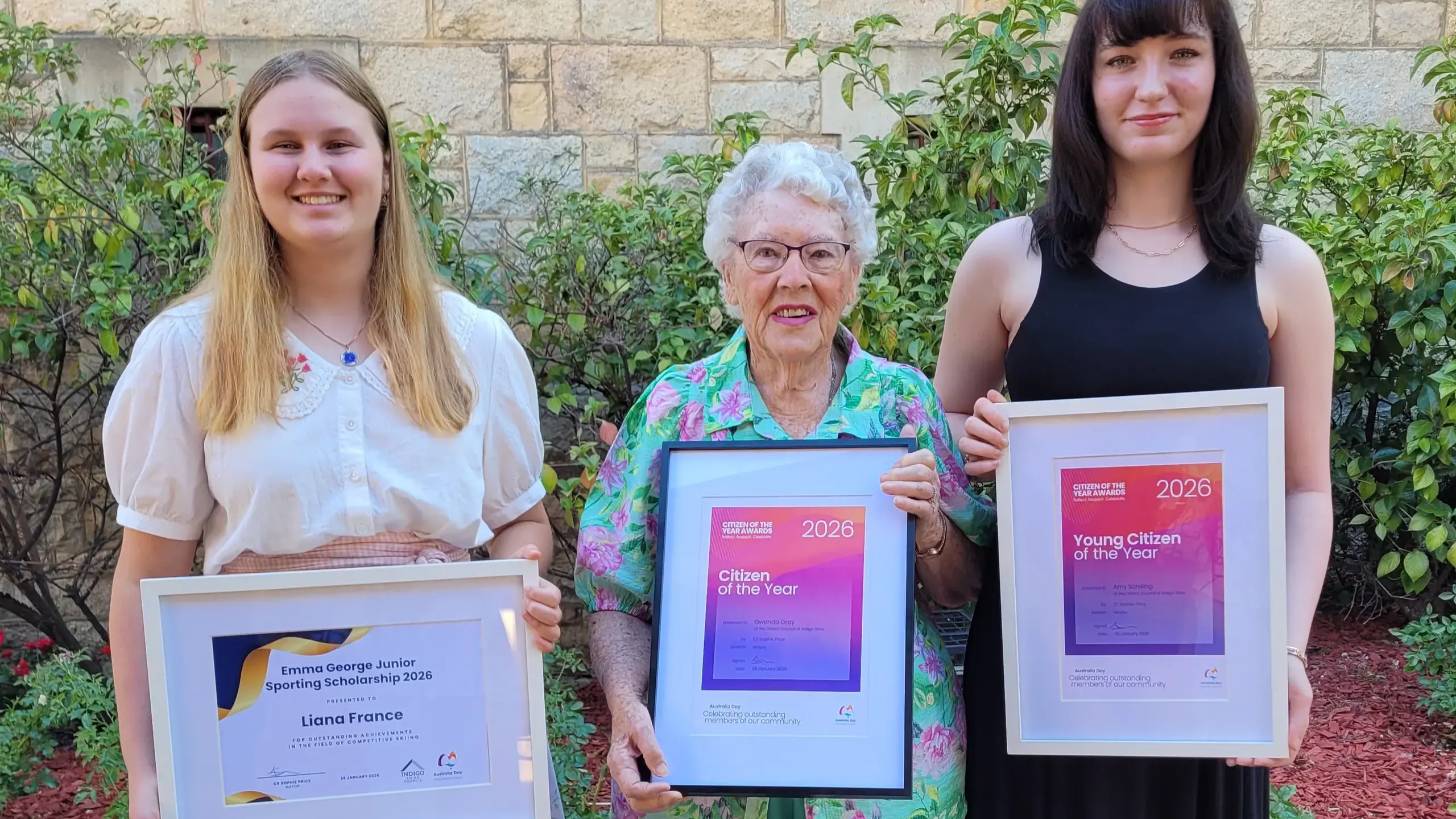 Indigo's finest: Australia Day celebrated with awards