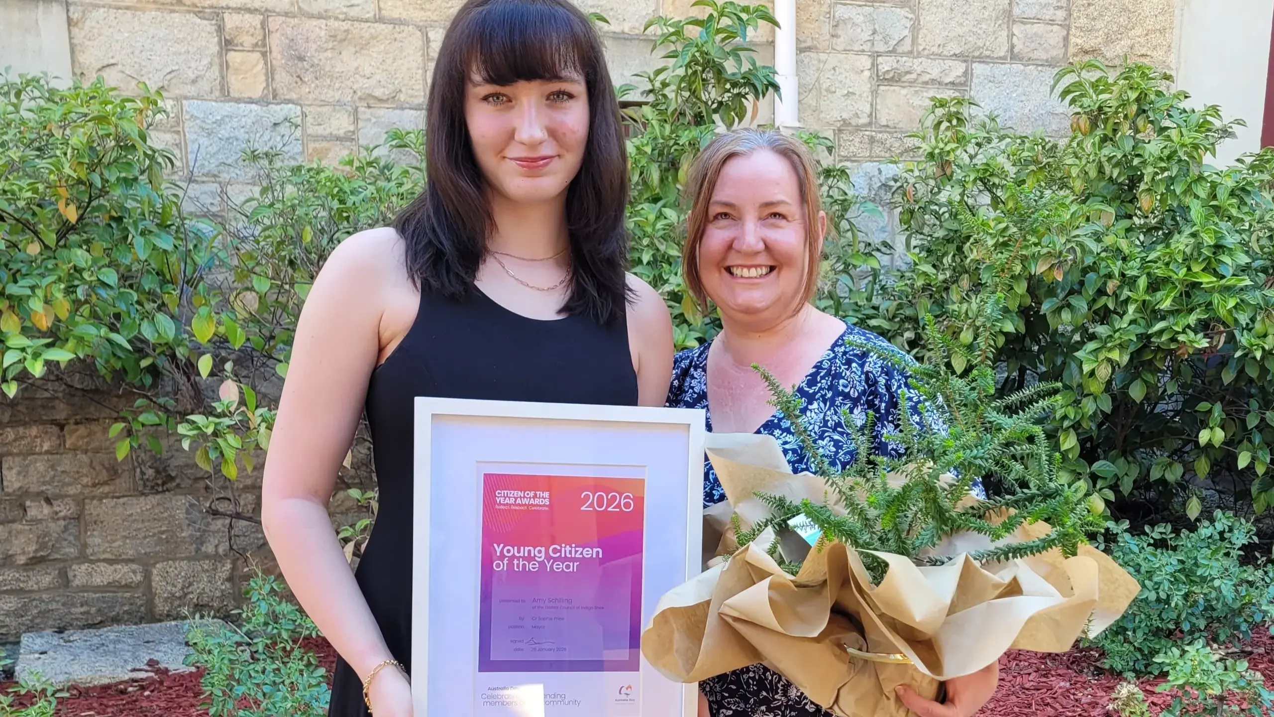 Young citizen of the year award presented to Amy Schilling