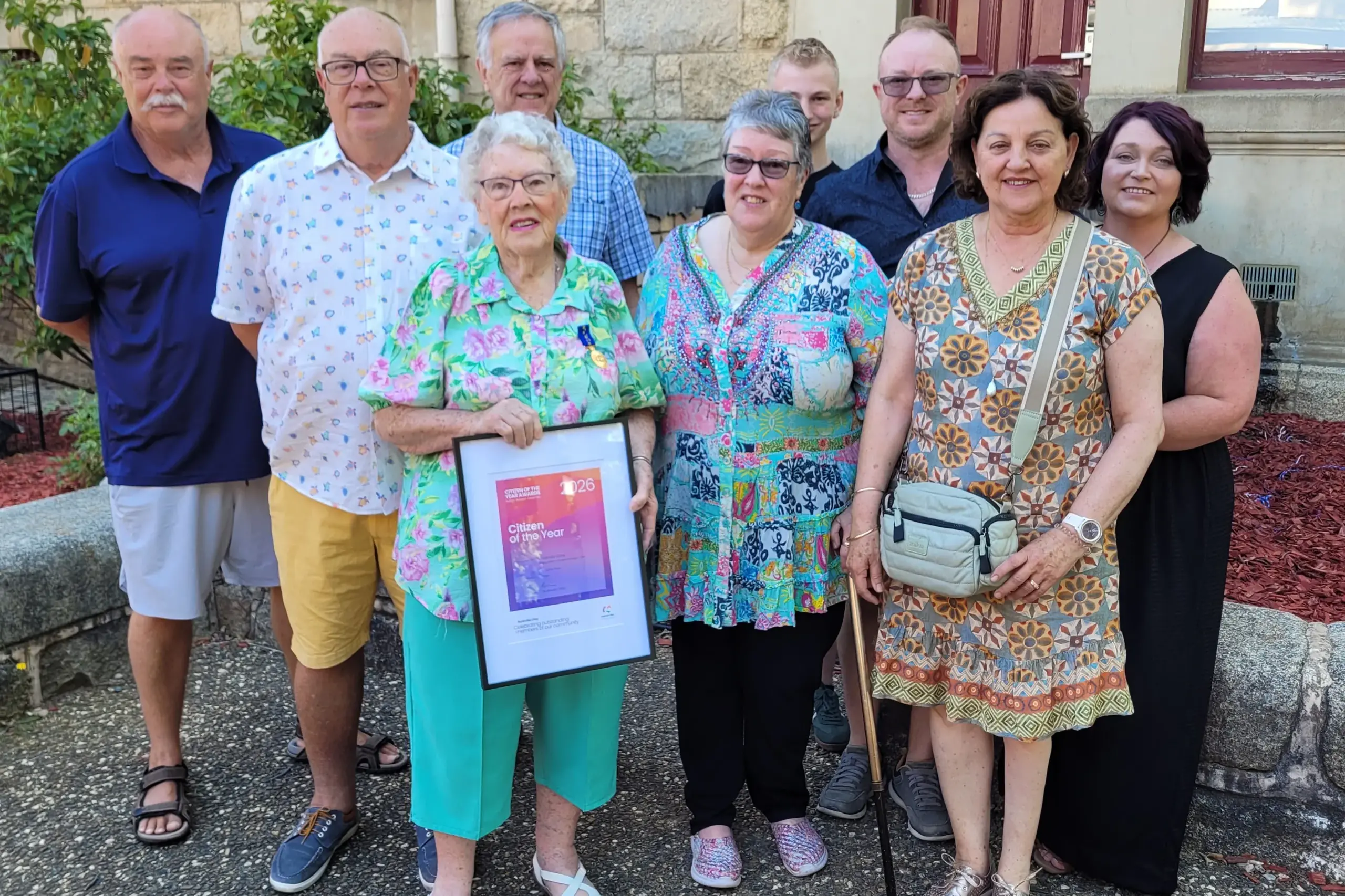 Beechworth’s Gwen Gray receives Indigo Shire’s 2026 Citizen of the Year award