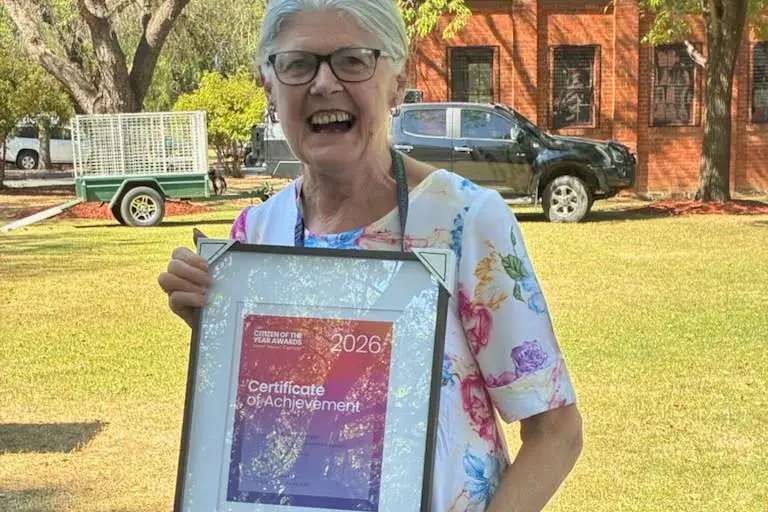 <p>HUMBLED: Chiltern\\u2019s Shayne Prater received recognition for her volunteer work at Monday\\u2019s Australia Day celebrations. PHOTO: Lynne Emblin</p>\\n